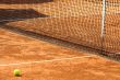 empty tennis court 