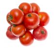 The red tomato isolated on white background