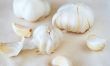 Fresh garlic broken into cloves