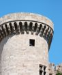 Knights castle at Rhodos Island, Greece 