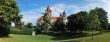 panorama of a church in vienna