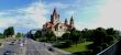 panoramic view of church