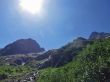 Caucasus waterfall. Dombay. Sufrudju.