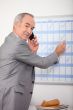 businessman making a call