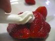 Strawberries and cream over