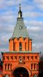 Main entrance in russian church 