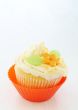 Vanilla cupcake with buttercream icing