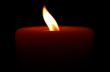 Candle Flame Black Background