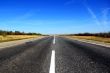 Summer landscape with road and sky