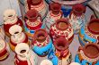 Colorful clay jars 