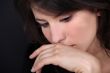 young woman thinking