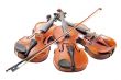 three violins