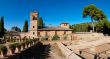 Alhambra de Granada. Convento de San Francisco behind a pond