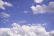 blue sky with cloud closeup