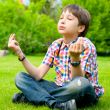 Photo of adorable young boy