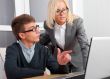 Young successful business people are working in the office.