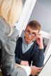Young successful business people are working in the office.