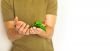 plant in hands
