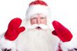 Christmas theme: Santa Claus bowing"magenta"> someth