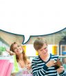 Woman can`t stop shopping at mall, making her man or boyfriend s