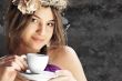 Closeup portrait of young cute woman
