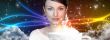 Beauty Girl With Cup of Coffee. Advertisement poster or wallpape