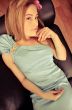 Closeup portrait of young pretty lonely woman