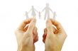 paper family in hands