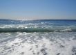 The Black Sea shoreline. The Abkhazia travel