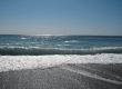 The Black Sea shoreline. The Abkhazia travel