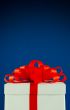 White box with present