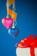 Two heart shaped toys