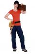 Woman with floorboards