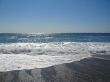 The Black Sea shoreline. The Abkhazia travel