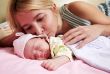 Mother with babe