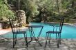 chairs and table on terrace