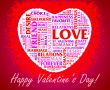 St. Valentine`s Day collage