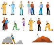 illustrations and people