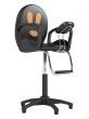 Black hairdressing salon chair