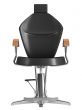 Black hairdressing salon chair
