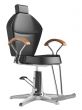 Black hairdressing salon chair