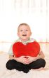 child with a heart