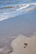 Footprint on beach