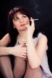 girl with a cigarette