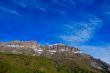 mountain with blue sky