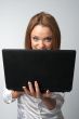 Woman with laptop