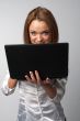 Woman with laptop