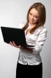 Woman with laptop