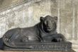 statue of a reclining lion
