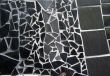 Ceramic decoration - black and white -Hundertwasser Haus - Vienn